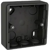 Schneider ELECTRIC EXXACT 1-OSAINEN PINTAKOJERASIA MATALA IP44 ANTRASIITTI (WDE003451)