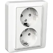 Schneider ELECTRIC EXXACT BASIC 2-OSAINEN PISTORASIA KOKOPEITELEVYLLÄ JOUSILIITOS VALKOINEN (WDE002186)
