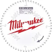Milwaukee Katkaisuterä puulle 4932471308; 235x30x2,4 mm; Z60; 10°
