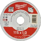 Milwaukee Hiova katkaisulaikka Contractor; 115x1 mm; 200 kpl; metallille