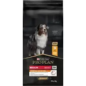 Purina Pro Plan Medium Adult Kuivaruoka keskikokoisille aikuisille koirille, kanaa, 14 kg