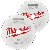 Milwaukee Katkaisuterä puulle 4932479575; 216x30 mm; Z48; Z60; 2 kpl.