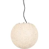 QAZQA Moderni ulkokattokruunu harmaa 35 cm IP65 - Nura