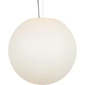 QAZQA Moderni ulkokattokruunu valkoinen 77 cm IP65 - Nura