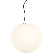 QAZQA Moderni ulkokattokruunu valkoinen 35 cm IP65 - Nura