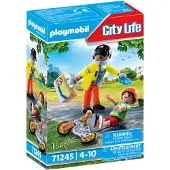 Playmobil City Life Sairaanhoitaja ja Potilas Leikkisetti