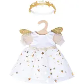 Heless Doll dress Angel with Stars 35-45 cm
