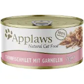 Applaws 48x70g in Broth -säästöpakkaus tonnikala ja kana -lajitelma