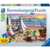 Ravensburger Cabana Retreat 500-palan suurikokoinen palapeli aikuisille - 16792 - Jokainen pala on ainutlaatuinen Softclick-teknologian ansiosta