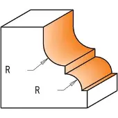 Cmt Profiilijyrsin B ; S=1/4''; D=28,7 mm