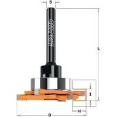 Cmt Levyjyrsin 823.371.11A; S=6,35 mm; D=47,6 mm