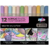 Zieler Paint Markers Pastel Medium Tussi