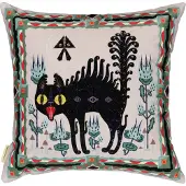 Klaus Haapaniemi & Co. Scary Cat tyynynpäällinen, 50 x 50 cm, sametti