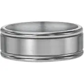 Lykken Strong sileä sormus titaani 7 mm 165