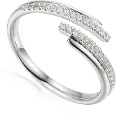 Lykken Elegance bypass kietoutuva timanttisormus 0,10 ct 190
