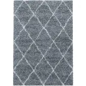 Adana Carpets Matto Shaggy Alvor Grey 3401, 280x370 cm