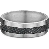 Lykken Strong hiilikuitutitaanisormus 7 mm 165