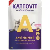Kattovit 12x85g Vital Care Anti Hairball lohi -kissanruoka