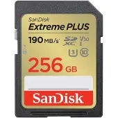 SanDisk – Extreme PLUS 256GB SDXC 190MB/s UHS-I (SDSDXWV-256G-GNCIN)
