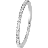 Lykken Elegance valkokulta rivitimanttisormus 0,12 ct-170