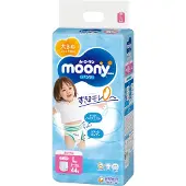 Moony Airfit japanilaiset housuvaipat tytöille L 9-14kg 44kpl