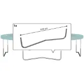Berg Varaosa Favorit W-Leg 380 160 cm