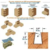 Cmt Lohenpyrstöjyrsin ; S=1/4''; D=9,5 mm