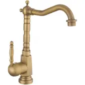 REA BONA Gold Antique High Basin -hana