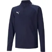 Puma Urheilullinen collegepaita 'TeamLiga 14' tummansininen / valkoinen