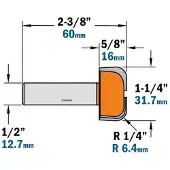 Cmt Kourujyrsin ; S=1/2''; D=31,7 mm