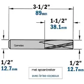 Cmt Urajyrsin 196.506.11; 12,7/38,1 mm