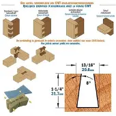 Cmt Lohenpyrstöjyrsin ; S=1/2''; D=20,6 mm