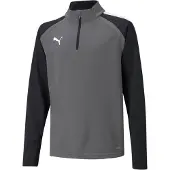 Puma Urheilullinen collegepaita 'Liga' harmaa / musta / valkoinen