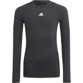 Adidas Baselayer Techfit - Musta Lapset L/s, koko 128 cm