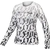 Endura MT500 Tulosta Tee Pyöräilypaita Musta/Valkoinen
