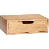 Hubsch Hide Storage Box Natural - 30X20XH10CM