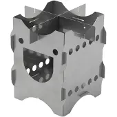 Savotta Happy Stove 140164036 wood burner, stainless steel