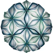 Slamp Kattovalaisin , La Vie M, himmennettävä, Sininen, Olohuone, Muovi, Design