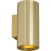 QAZQA Design-seinävalaisin kulta pyöreä 2-valo - Sab Honey