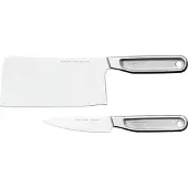 Fiskars All Steel Cleaver knife set -vihannesveitsi ja kiinalainen kokinveitsi