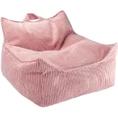 WigiWama Beanbag Chair Corduroy - Pink - 80X 70X 50CM