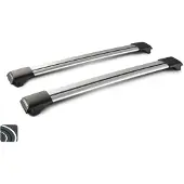 Yakima Kuormanpitimet RailBar 91 cm musta pari (S45YB) - Volvo - Saab - Audi - Toyota - Mercedes - BMW - Kia - Mitsubishi