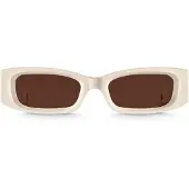 Thomas Sabo Kim slim rectangular beige aurinkolasit E0021-060-100-A