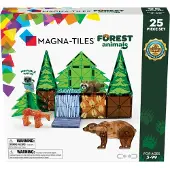 Magna-Tiles Metsän Eläimet 25 Kpl Setti Multi Multi-3 Years+ Vihreä One Size 3+ Years Pojat, Tytöt