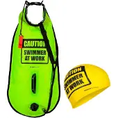 Buddyswim Caution Swimmer At Work Poiju 28l