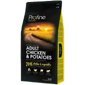 Profine Dog Dry Food Adult Chicken & Potatoes Black 15 kg