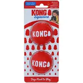Kong - Signature Ball Dog Toy Red Medium - Koirat - Koiran lelut ja pelit - Pallot
