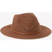 Brixton Wesley Straw Packable Fedora miesten hattu