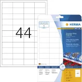 Herma 4581, Valkoinen, Itse kiinnittyvä tulostintarra, A4, Suorakulmio, 440 kpl, 10 kpl