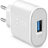 SBS Charger 1x USB-A 2.1 A (TETR1USB2AWFAST)
